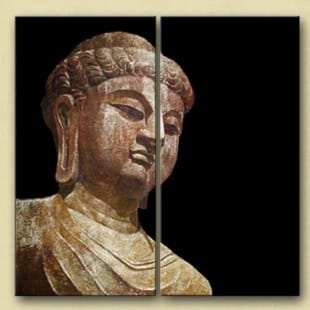 Olieverf schilderij Boeddha Tuc foto 1
