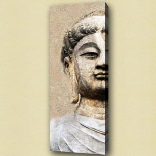 Olieverf schilderij Boeddha Motmu foto 1