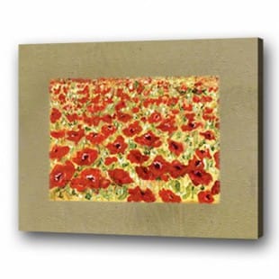 Schilderij Frans Klaprozenveld - Kopen foto 1