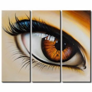 Olieverf schilderij het Oog foto 1