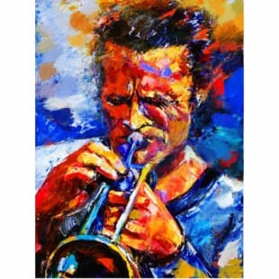 Olieverf schilderij Chet Baker - Kopen foto 1