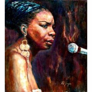Schilderij Nina Simone foto 1
